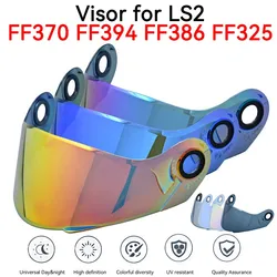 Helmet Visor for LS2 Ff370 Flip Motorcycle Helmet, Lente Antiniebla Colorida, Dual Lens Modular Helmet for LS2 FF394 FF386 FF325