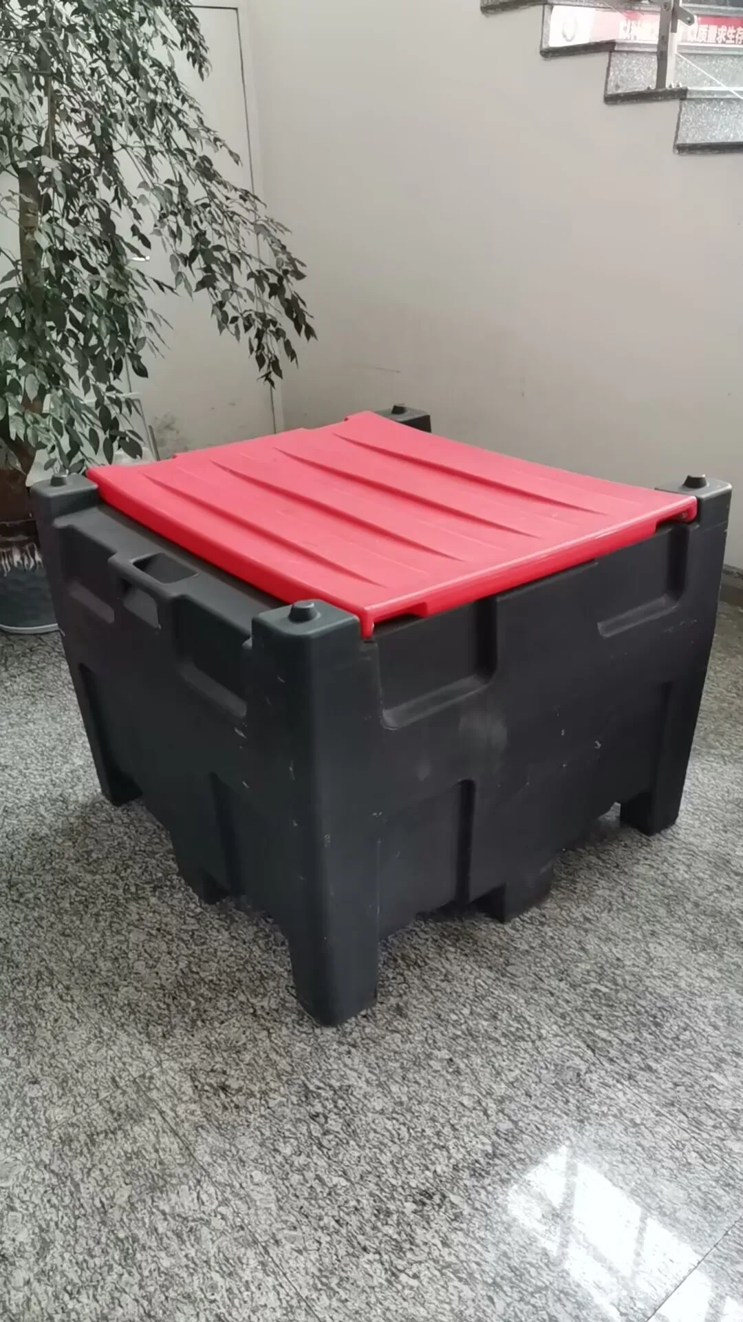 Portable Diesel Tank 480L Rotomold Diesel Fuel Tank Plastic Tank With Self Priming Pump