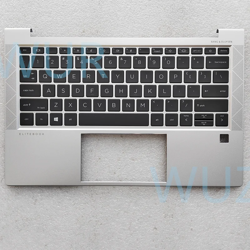 

New Laptop Palmrest Top Case Keyboard For HP Elitebook 830 G7 G8 Silver C-Shell Small Return With Fngerprint Hole Backlight Key