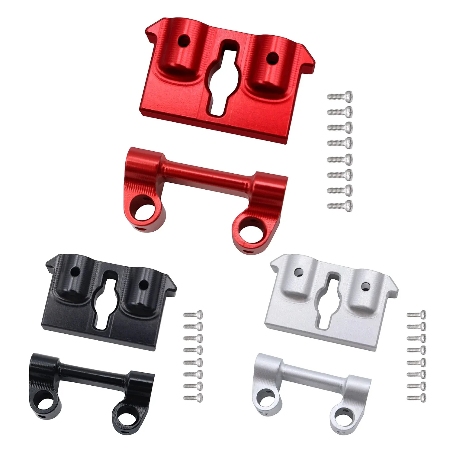 

Aluminum Alloy CNC Front and Rear Bumper Mounts For 1/18 Redcat Ascent-18 RC Crawler Car Upgrade Parts