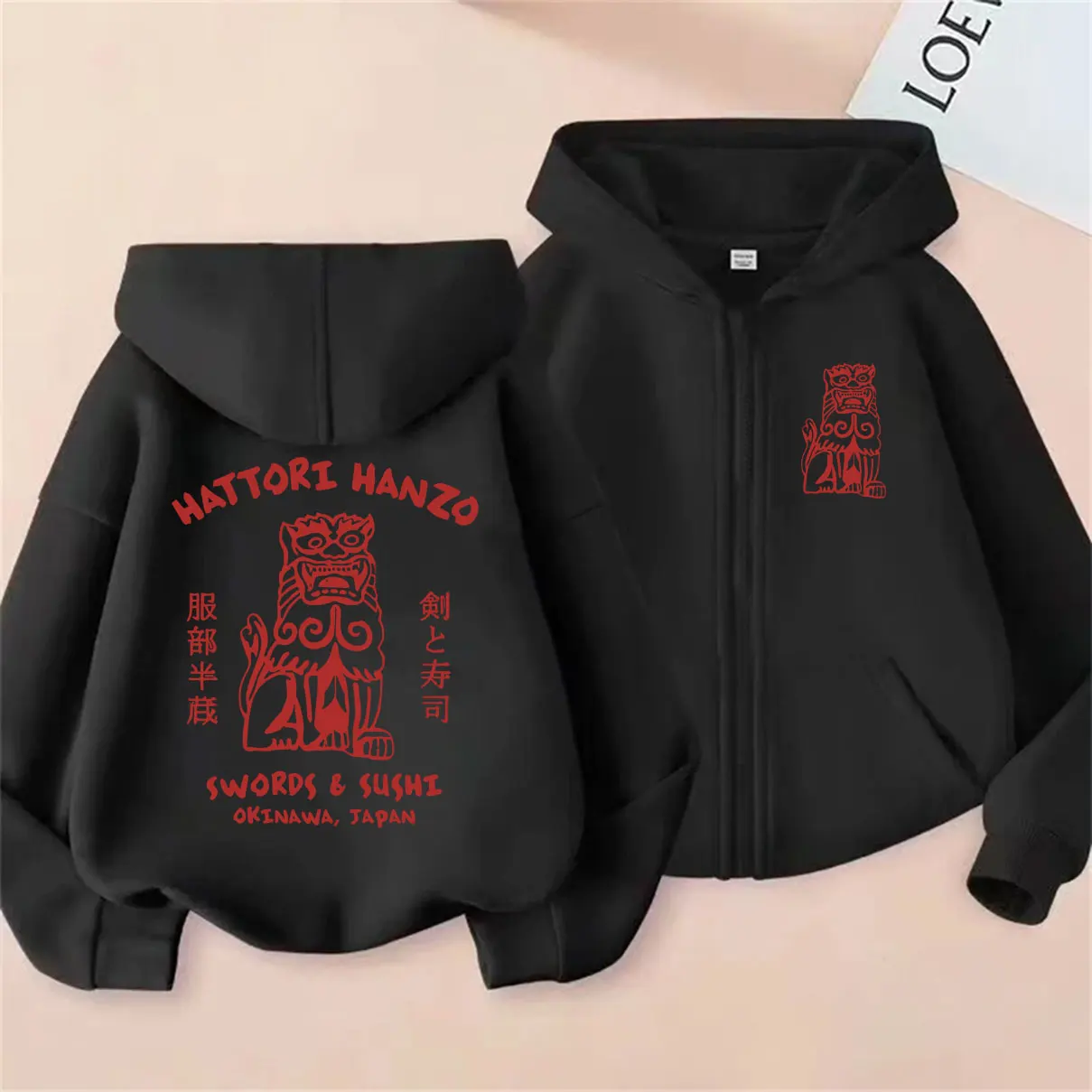 movie-quentin-tarantino-kill-bill-hattori-hanzo-swords-sushi-zipper-hoodie-men's-women's-funny-okinawa-japan-zip-up-jacket-coat