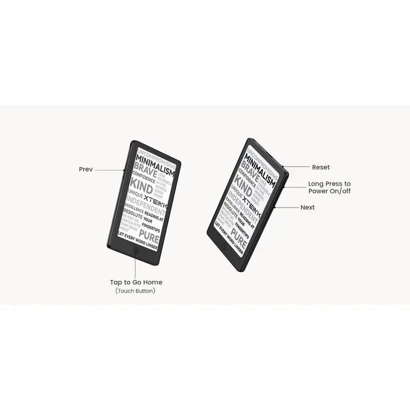 GGDX in Stock Goods Xteink X4 Pro Developer Edition Ultrathin Magnetic Back EReader Portable Small ScreenMini Essential