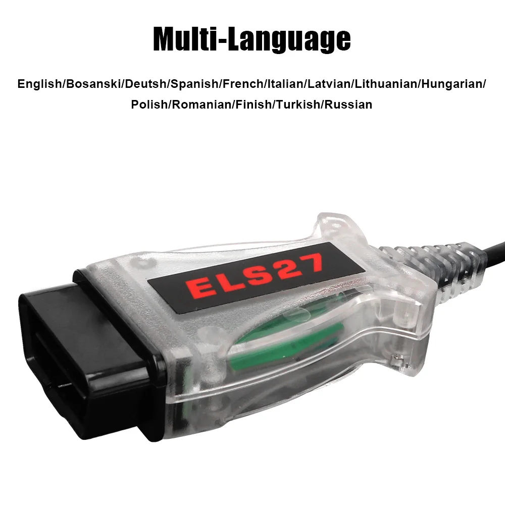 ELS27-Car OBD2診断ツール,m327,マツダ3,cx5,6,フォードフォーカス,mk2,mk3,fiesta,lsans,elm327,v2.3.7,新品用アクセサリー