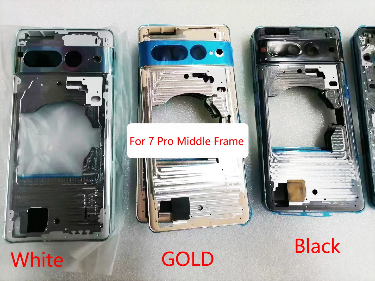 Battery Door Cover Back ,Top cover ,Middle frame with Camera Bezel Lens，Sim Card Tray  For Google Pixel 7 pixel 7 pro