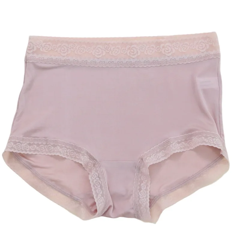 

Summer women's mid-waist mulberry silk panties thin breathable silk triangle panties shorts hip-hugging