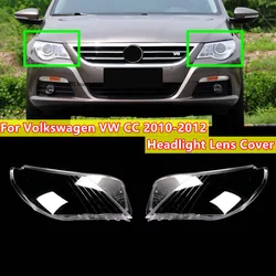 Left/Right Headlight Cover Lampshade Shell Headlamp shade Transparent Headlamp Cover For Volkswagen For VW CC 2010 2011 2012