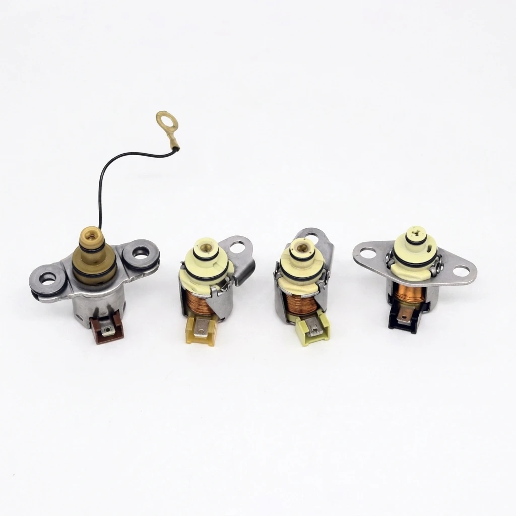 4-Piece Remanufactured GJ Brand Automatic Transmission Solenoid Valve Kit Jf405e Jf402e for F-350 OE F350 12-Month Warranty