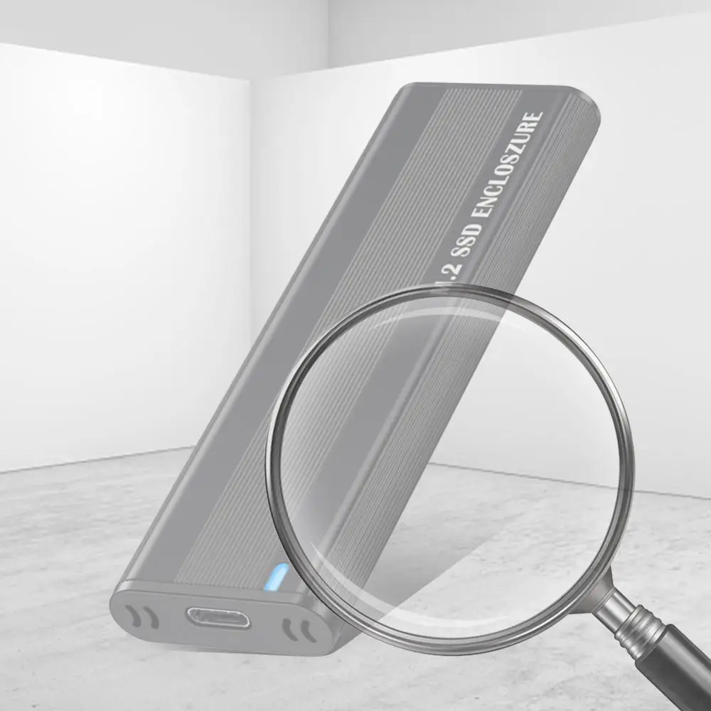 

Внешний корпус для M.2 NVMe SSD, адаптер M2 Type-C 10 Гбит/с, M-Key, для хранения данных на Mac, Windows, ноутбуках и ПК