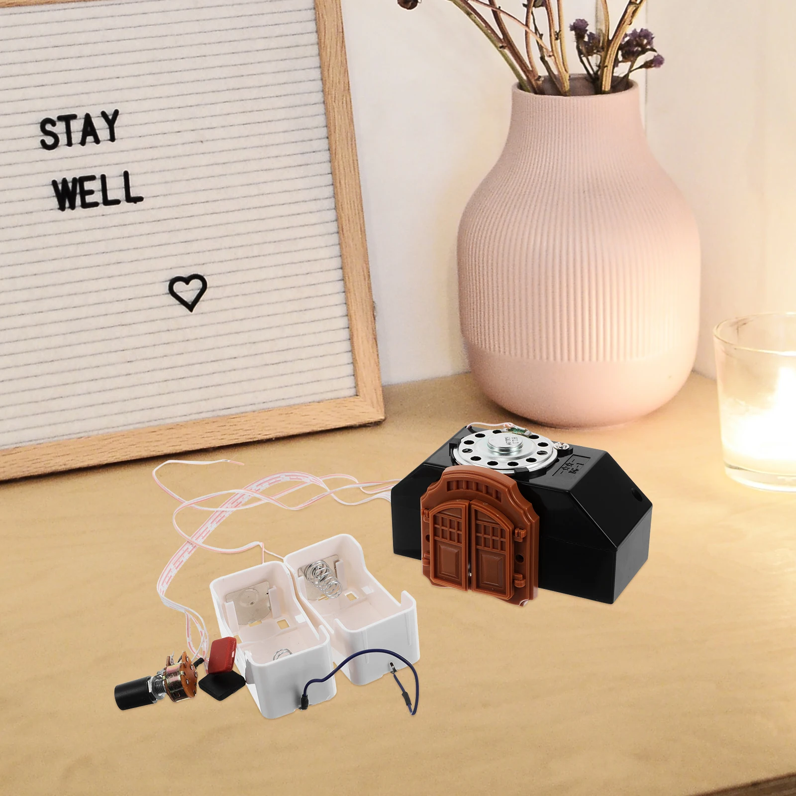 

Wall Clock Quartz Movement Mechanism Replacement Parts Pendulum Kit Cuckoo Weights Long Shaft Home Office Bedroom DecorVintage