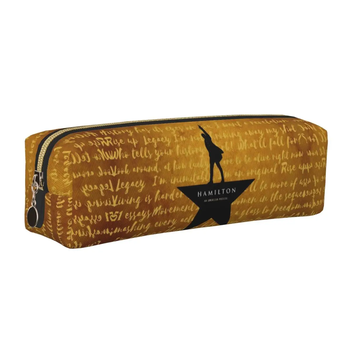 

Музыкальный пенал Hamiltons, музыкальная американская ручка, сумка для студентов, большая вместимость, школьные косметические пеналы