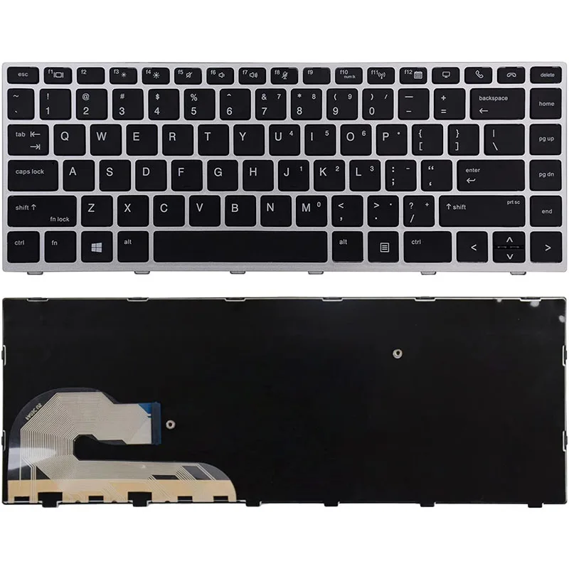 

Замена клавиатуры без подсветки для ноутбука HP EliteBook 745 G5 745 G6 840 G5 846 G5 840 G6 846 G6, ZBook 14u G5, 14u G6