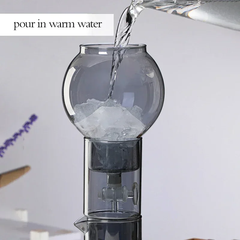 

Cold Brew Coffee Pot Set Drip Filter Ecocoffee Iced Tools Barista Hand-made Glass Coffee Maker Household Pour over Kettle