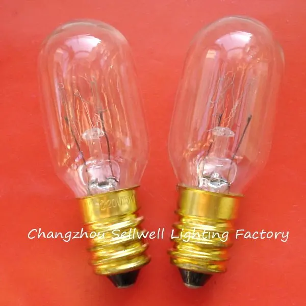 

Free Shipping New!miniature Light Lamp 220v 15w E14 T22x59 A631