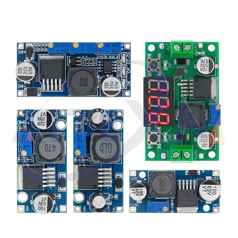 LM2596 LM2596S ADJ Power Supply Module DC-DC Step-down Power Supply Regulator Module 3A Voltage Regulator 24V 12V 5V 3V