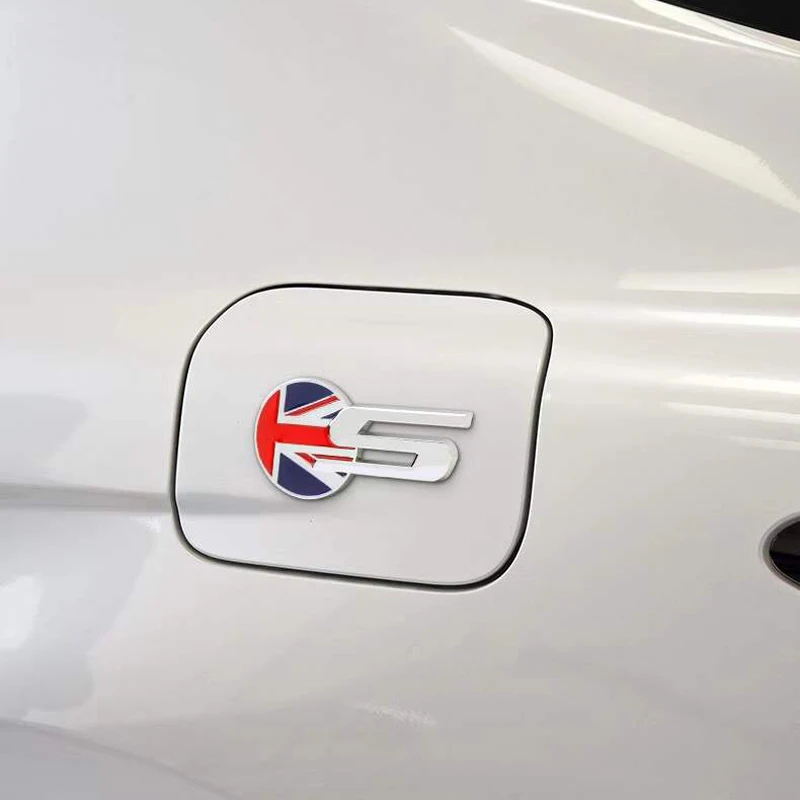 1 قطعة ثلاثية الأبعاد سيارة معدنية ملصق R أو S شعار شارة الديكور ل جاكوار X S F XF XE XJ XK XEL XFL XJL XJ6 XJS XKR XFR F-نوع F-Pace #5
