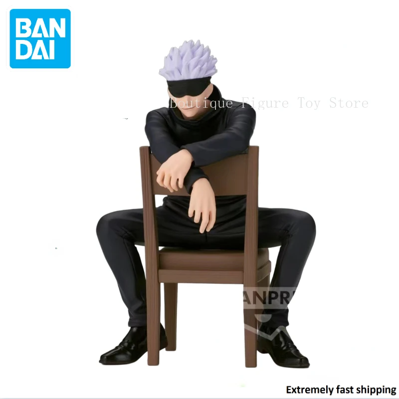 

In Stock Original Bandai BANPRESTO Break Time Collection Jujutsu Kaisen Satoru Gojo Figure Anime Model Toy Gift Collect