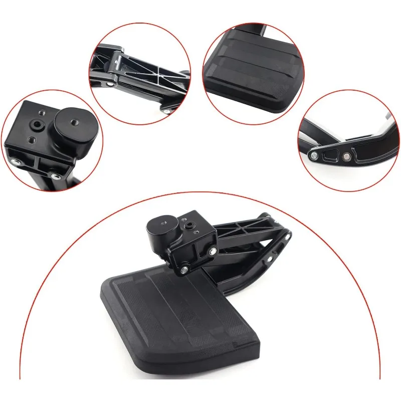 Bed Step Tailgate Bedstep Compatible with Toyota Tacoma 2024 2025, Folding Truck Step Retractable Bumper Tailgate Step Repl