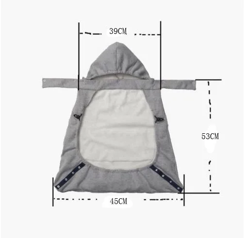 Women/men Kangaroo Infant Windproof Cloak Strap Hug Quilt Warm Baby Carrier Cloak Cover For Waist Stool Stroller Accessories