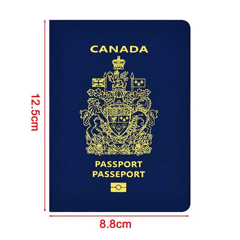 Travel Passport Holder PU Leather Passport Protective Cover Fashionable ID Card Passport Notebook Students Gifts School Supplies