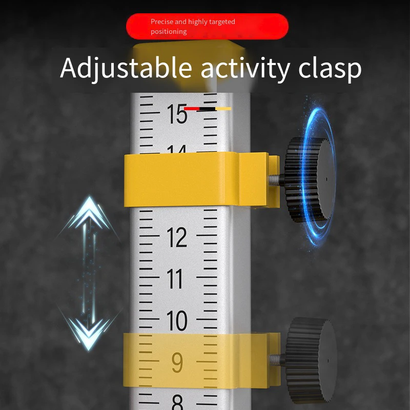 0-160mm Aluminum alloy Tile Leveling Ruler High Precision Horizontal Bubble Ruler Adjustable Engineers Measuring Tool