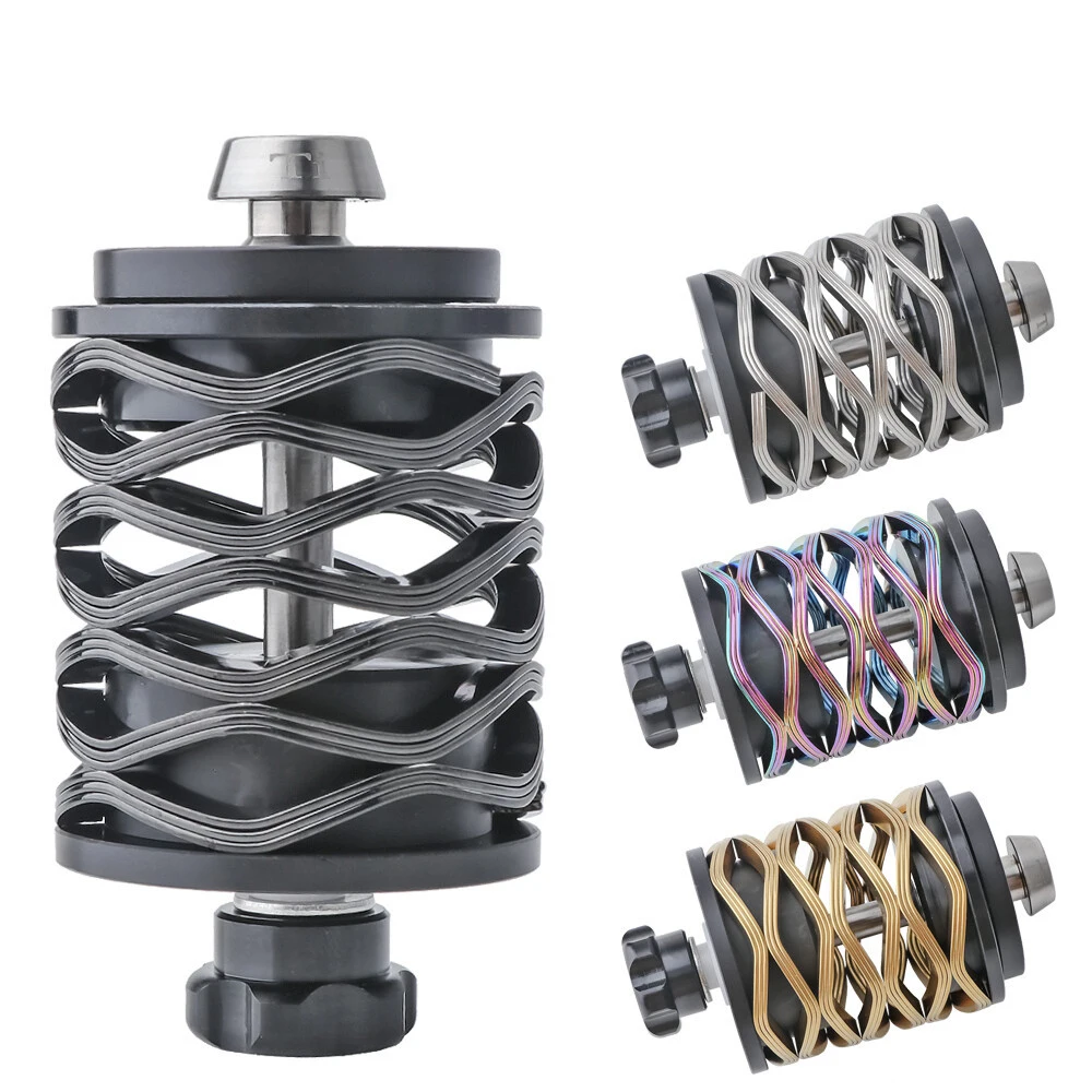 

пружинный амортизатор для складного велосипеда Brompton A C Line, металлический задний амортизатор из нержавеющей стали + гайка вала из титанового сплава