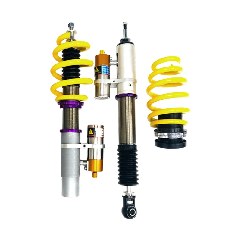J-PLUS Nitrogen Lift Suspension Coilovers For Audi A5 External Reservoir Track Racing 2WD/4WD 32-Damping Height Adjustable