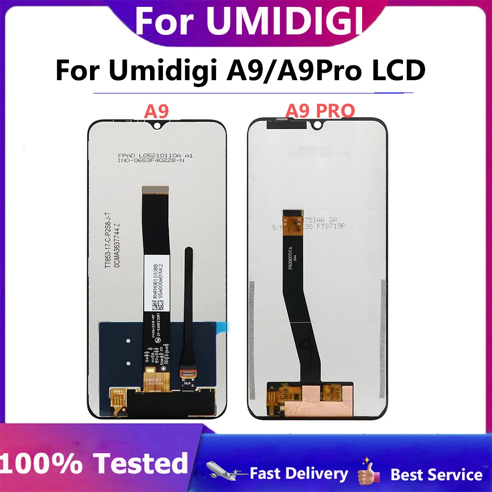 New For UMIDIGI A9 LCD Display + Touch Screen Assembly Replacement For Umi Umidigi A9 / A9 Pro A9Pro Smartphones Repair Screen