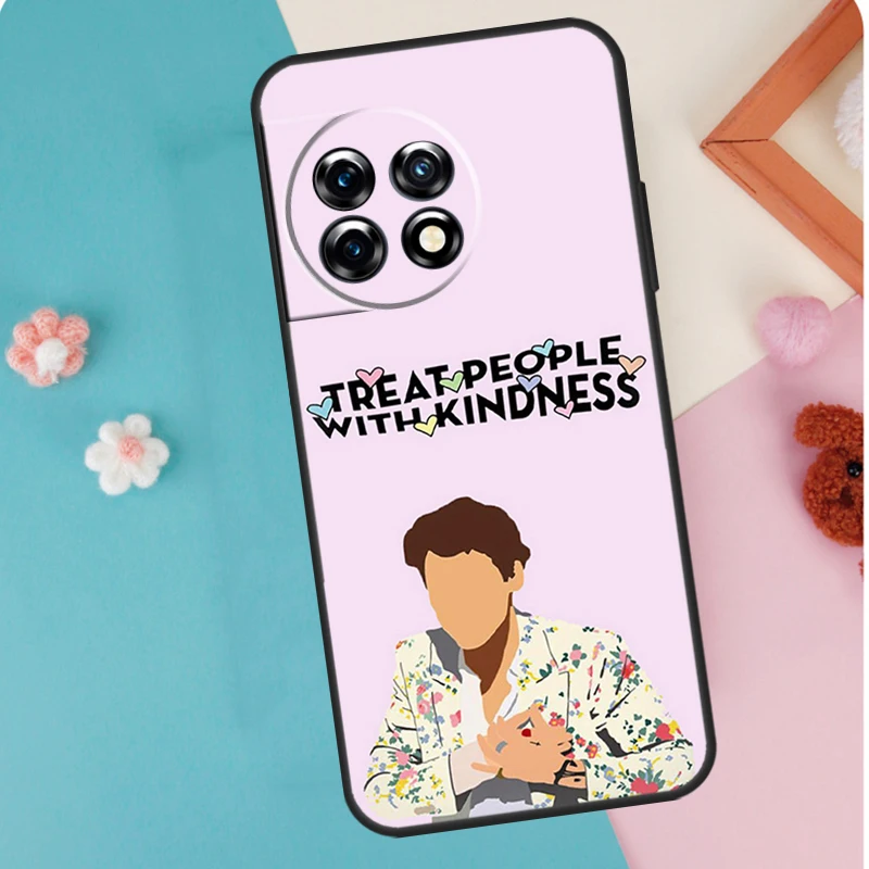 Treat People With Kindness Case For OnePlus 12 11 9 10 Pro 9RT 10T 10R 12R OnePlus Nord N10 N20 CE 2 3 Lite 2T Cover