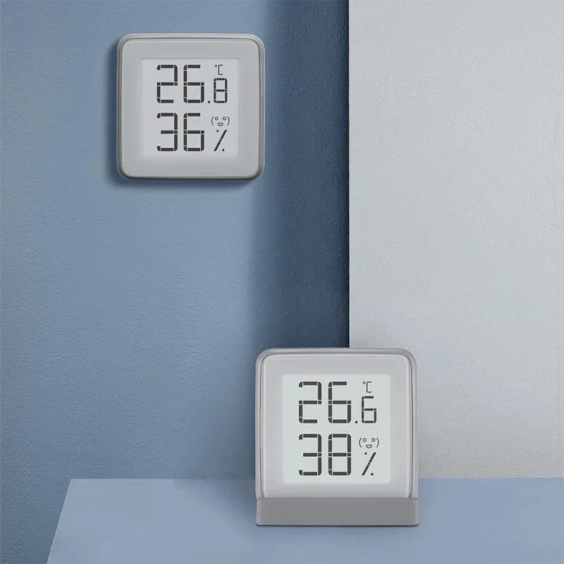 MMC E‑Ink Screen BT2.0 Smart Bluetooth Thermometer Hygrometer Works High Precision Temperature Humidity Monitor Home Gadget C401
