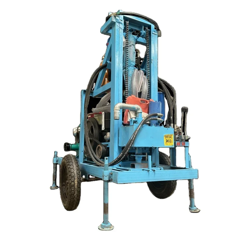 Tractive Large-diameter Diesel Drilling Rig 150 Meter Fully Automatic Water Well Drilling Rig