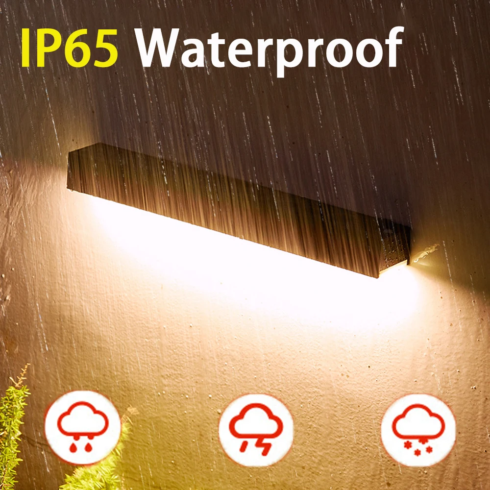 Solar Outdoor Wall Light Waterproof Courtyard Garden Decoration Lighting Solar Wall Lamp Villa Door Balcony Magnetic Wall Light