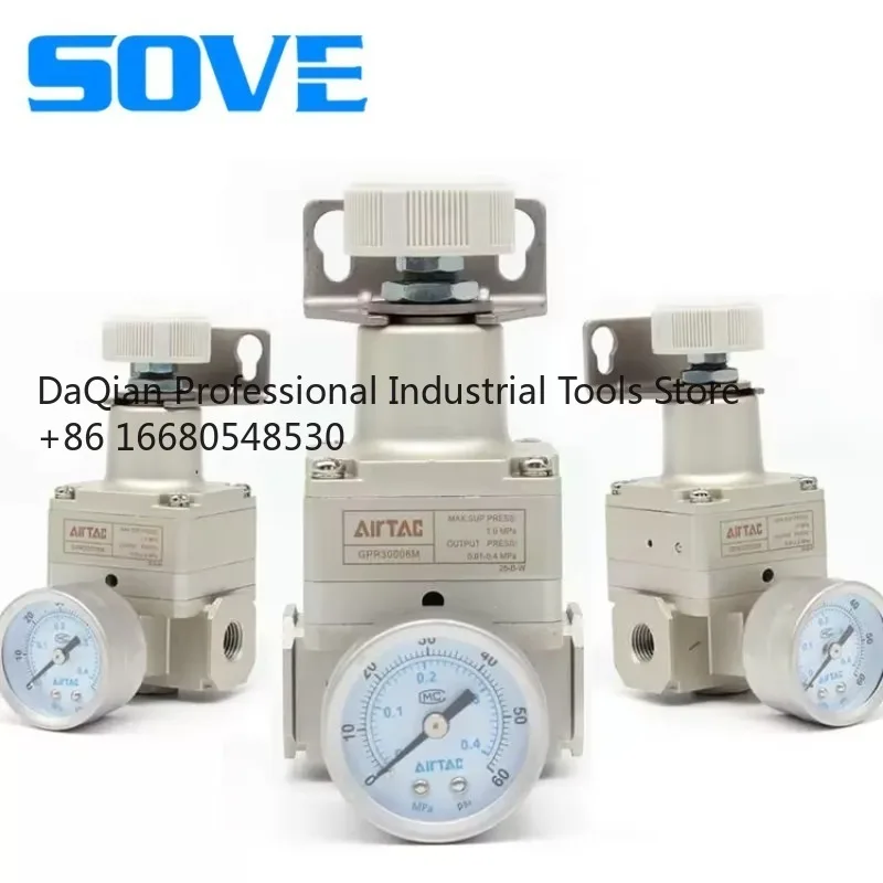 K2sAirTAC Precision Pneumatic Pressure Regulator Pneumatic Precision Pressure Reducing Valve GPR200/300/400/-06/08/10/15-L/M/H