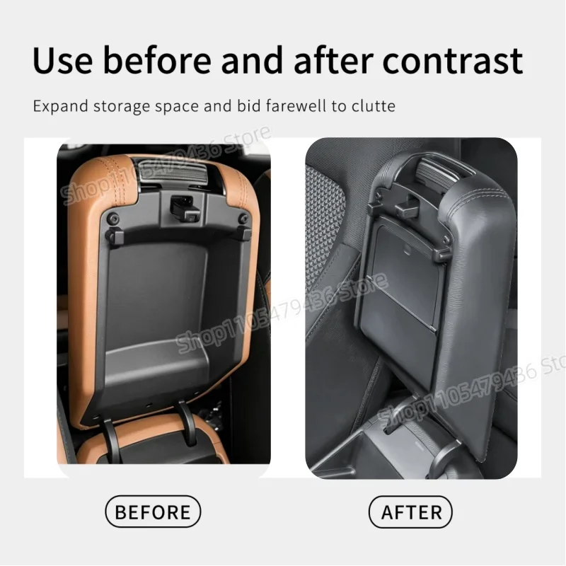 Armrest Hidden Box Tray for Kia Sportage 2023-2025 2026 NQ5 Center Console Secret Organizer Interior Storage Box Car Accessories