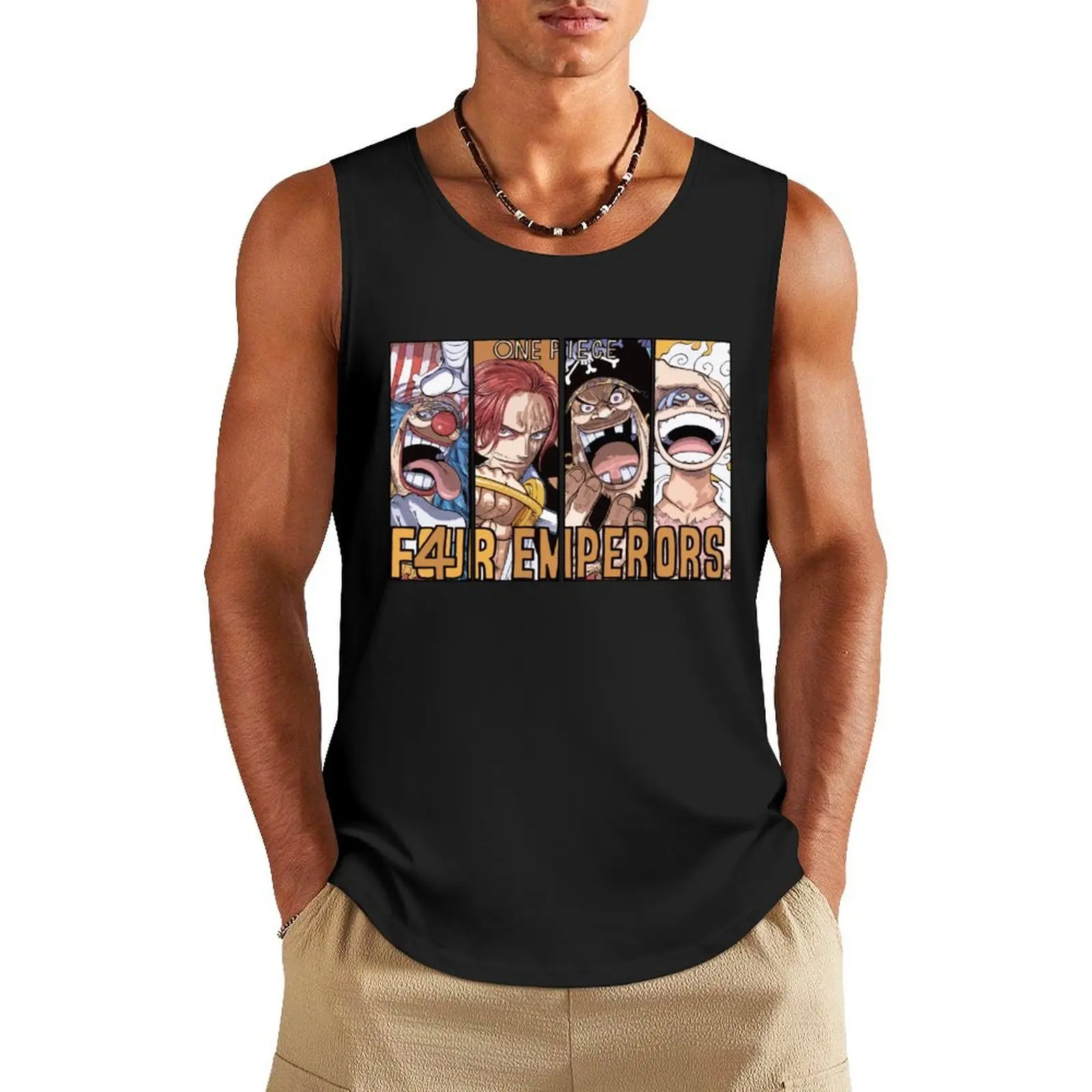 

Yonko Tank Top vests for men sleeveless vest men summer clothes men 2025