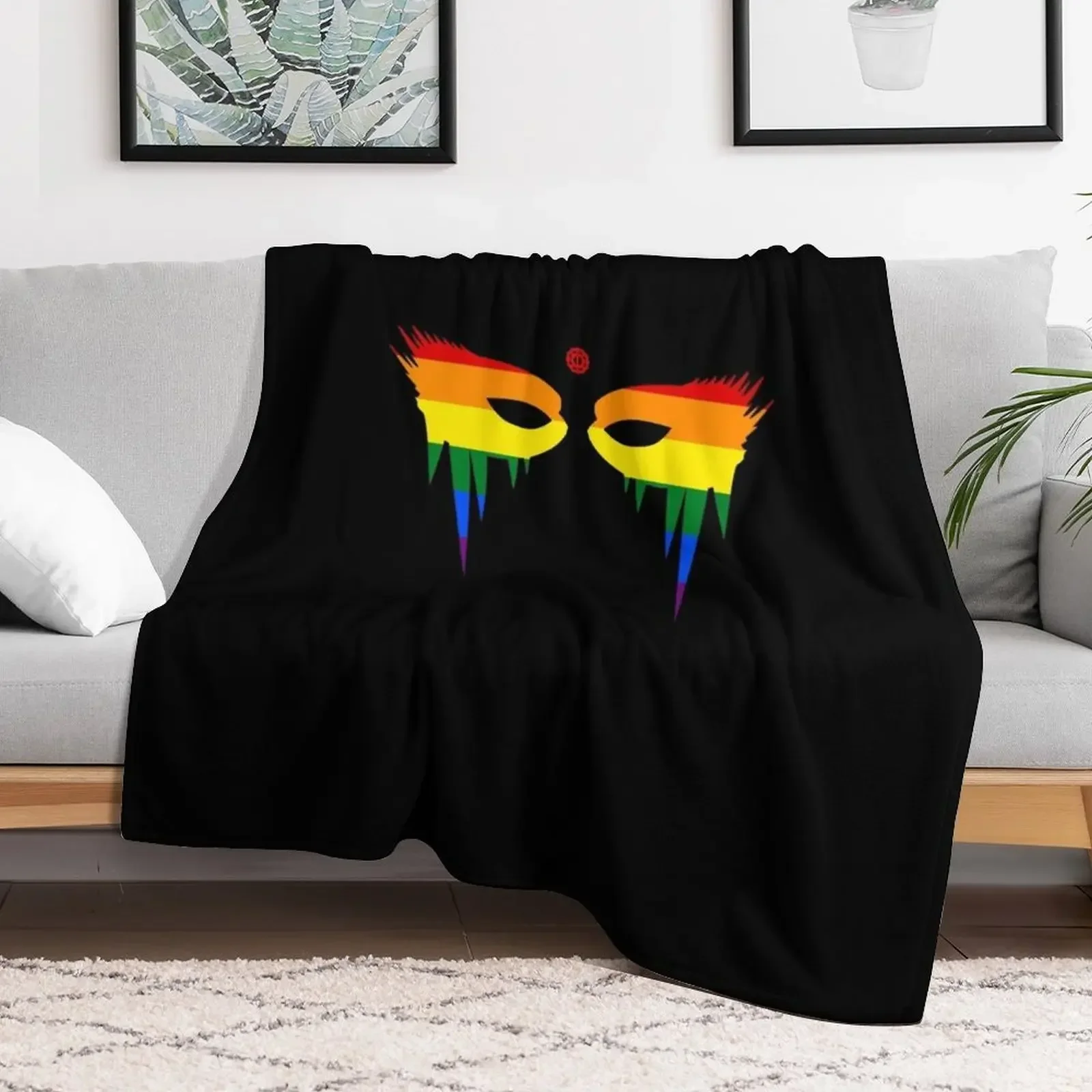 Lexa Warpaint + Headpiece Pride Throw Blanket Large christmas gifts Cute Designers Blankets