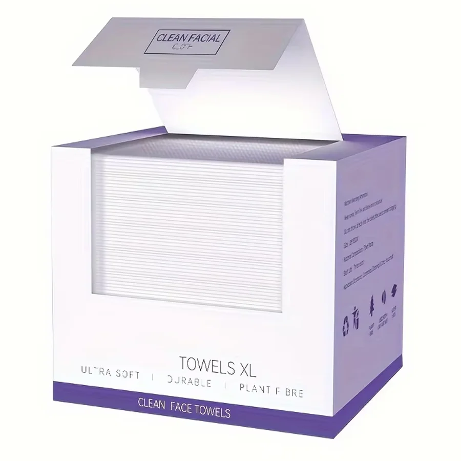 2-boxes-of-disposable-facial-cleansing-towels-extra-large-and-thick-for-facial-care-and-skin-cleansing-can-be-used-with-storage-box-suitable-for-bathroom-bedroom-living-room-and-kitchen-26-30cm-50-sheets-box