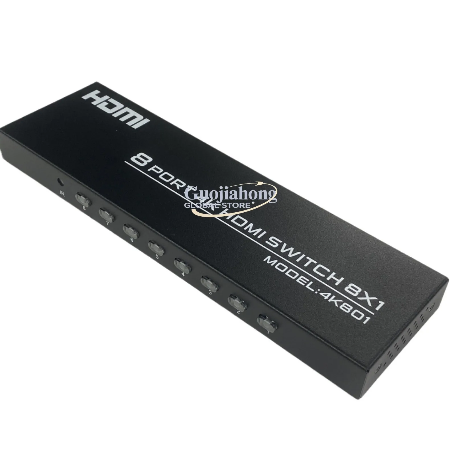 

8 Port 4k SWITCH 8X1 HD Switch One Drag 8 Screen Cutter with Remote Control 4K