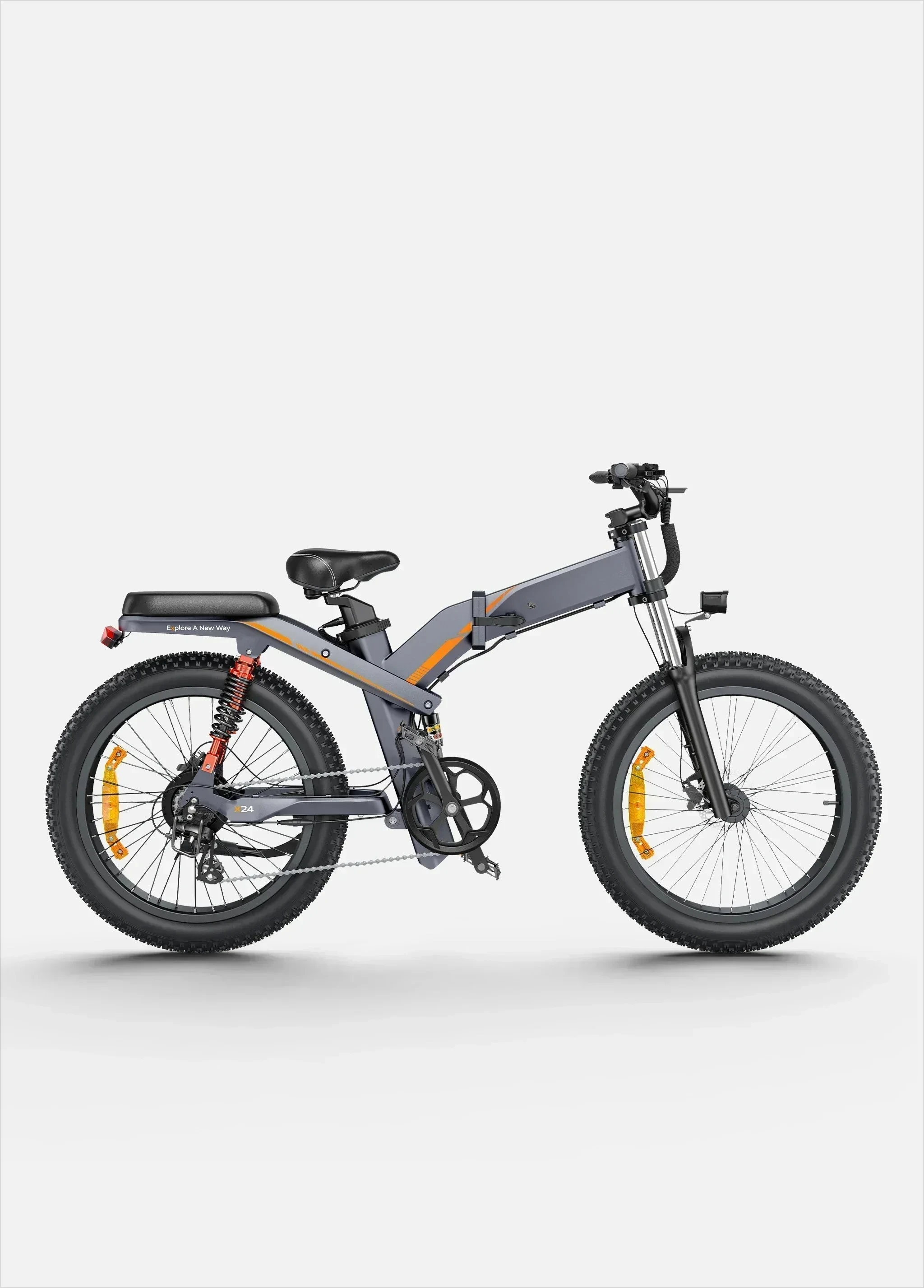 Electric Bicycle 1000W 48V29.2Ah Motor Dual Battery Hydraulic Brake Electric Bike 20*4Fat Tire Mountain E Bike