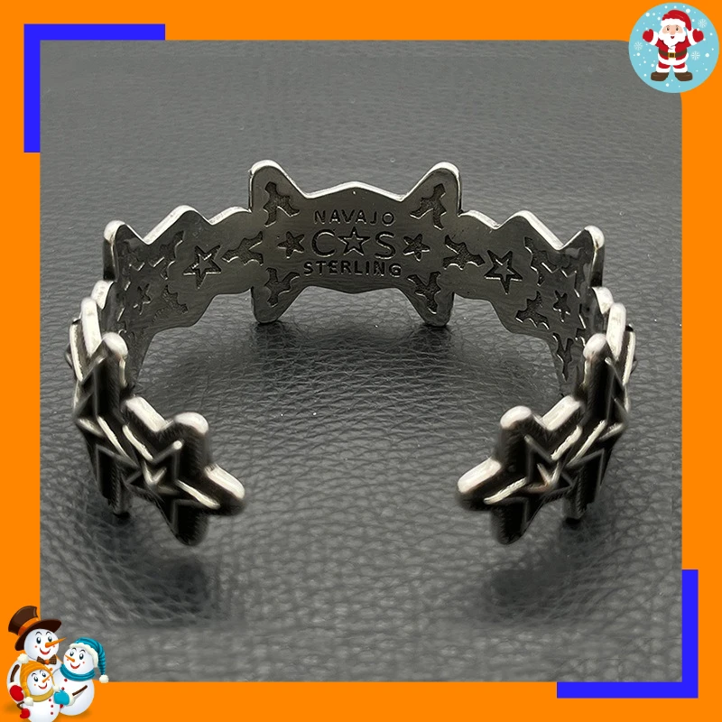 Open Chain Five-pointed Star Bracelet, Male and Female Couples Hip-hop Personality Trendy Play