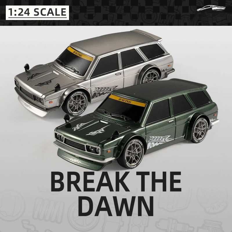 

Новый 1:24 Asked North Wind Rc Drift Car Retro Station Wagon Высокоскоростной радиоуправляемый автомобиль с дистанционным управлением для мальчика Подарок можно использовать в качестве украшений