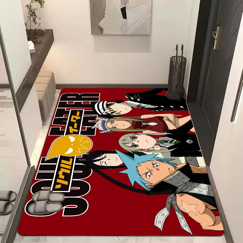 Anime Soul Eater Bathroom Mat Kids Room Bedroom Decoration Balcony Anti-Slip Doormat Living Room Welcome Rug