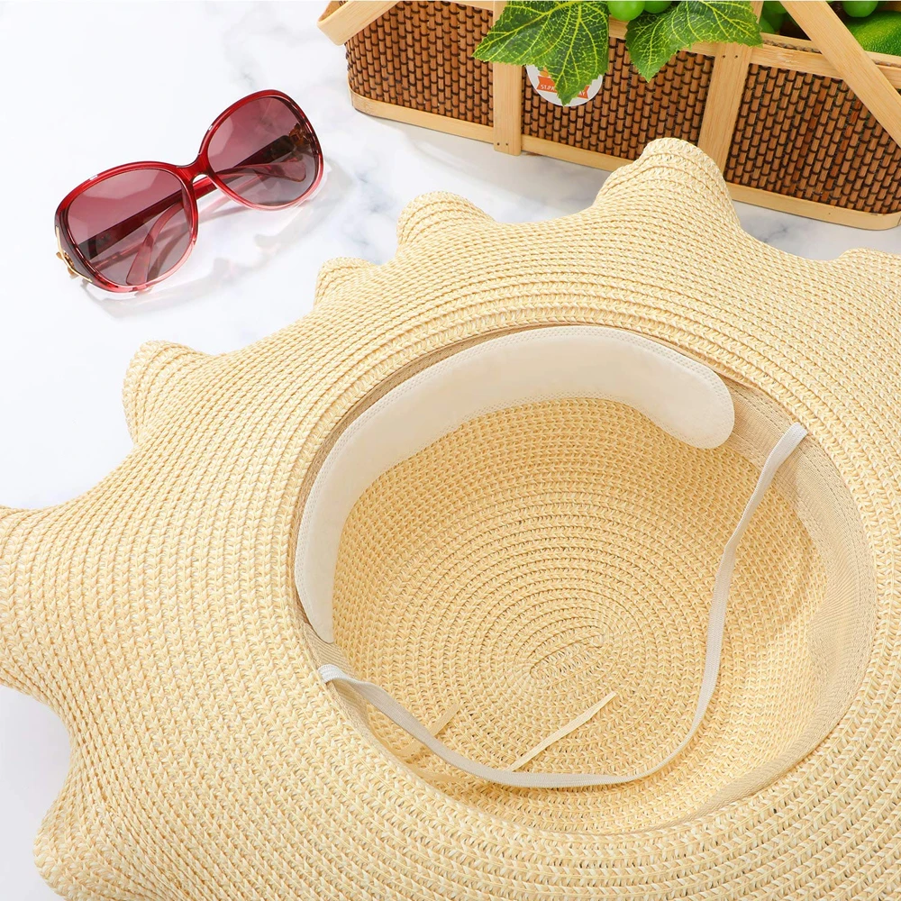 10Pcs Hat Size Reducer Sweatband Durable Golf Visor Hat Liner Sweat Absorber Practiacl and Durable black White