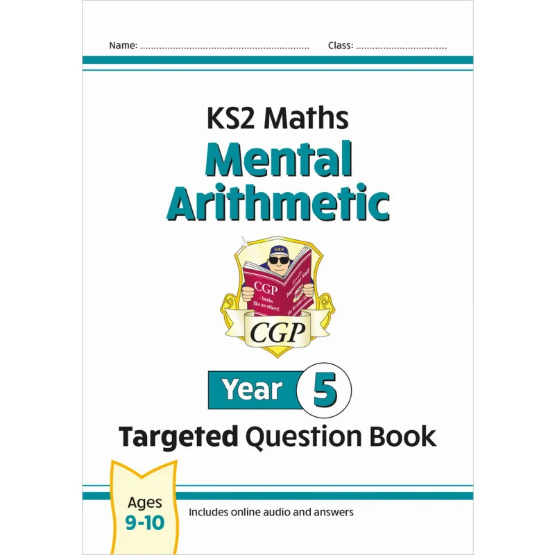 

Новый KS2 Математический год 5, книга вопросов по интегральной арифметике, включая онлайн-ответствие, аудиотесты CGP 9781837740437