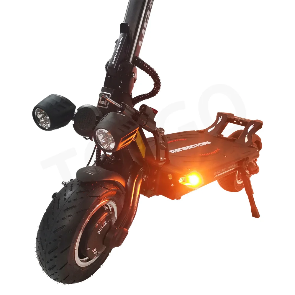 DUALTRON THUNDER Ⅲ Electric Scooter 2500W*2 72V 40AH DualMotor 11inch Tire Minimotors EY4 Display IPX7 Thunder 3 100Km/