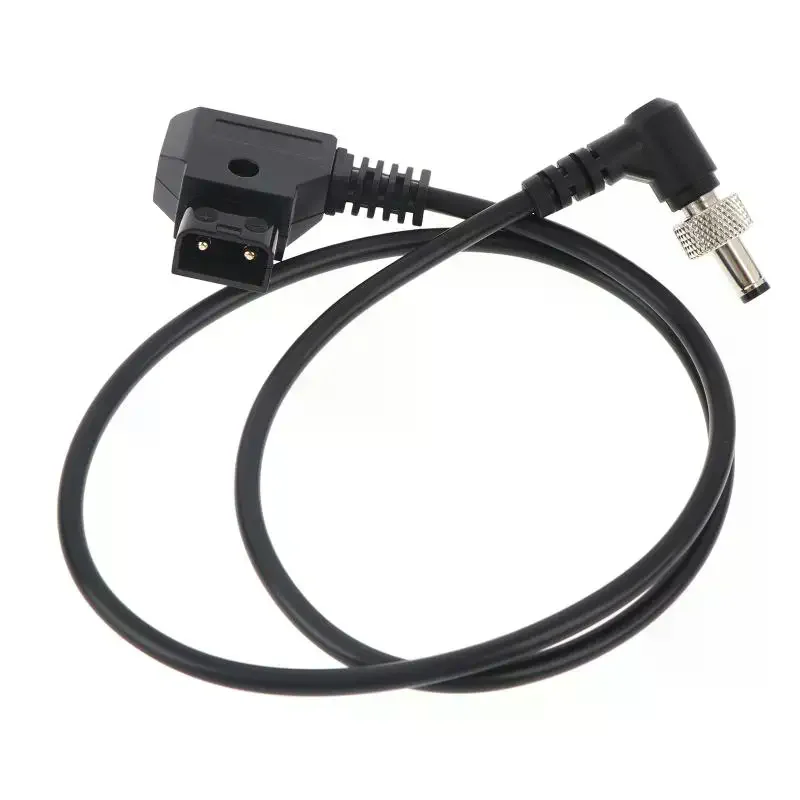 1pc D Tap to Locking DC Power Cable Right Angle 90 Degree Robust Connector for Video Assist Monitor Power Equipment Photography