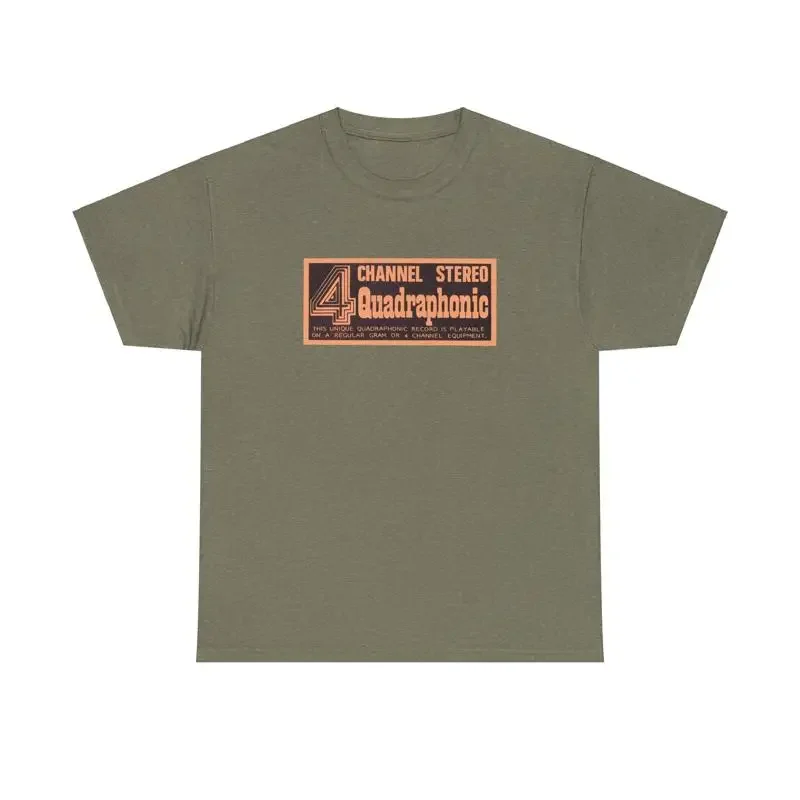 Retro Vintage HiFi T Shirt 4 Channel Stereo Quadraphonic NWT S 5XL