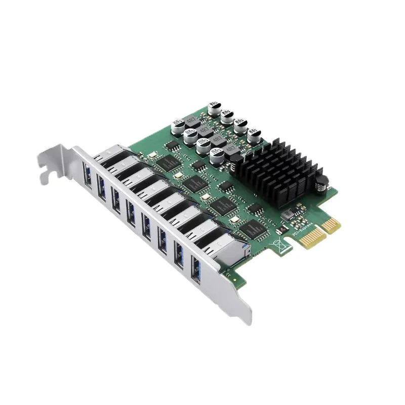 

PCI-E X4 to 4-channel 8-port USB3.0 Adapter Card ca mera USB3.0 Video Capture Group Control Expansion Card