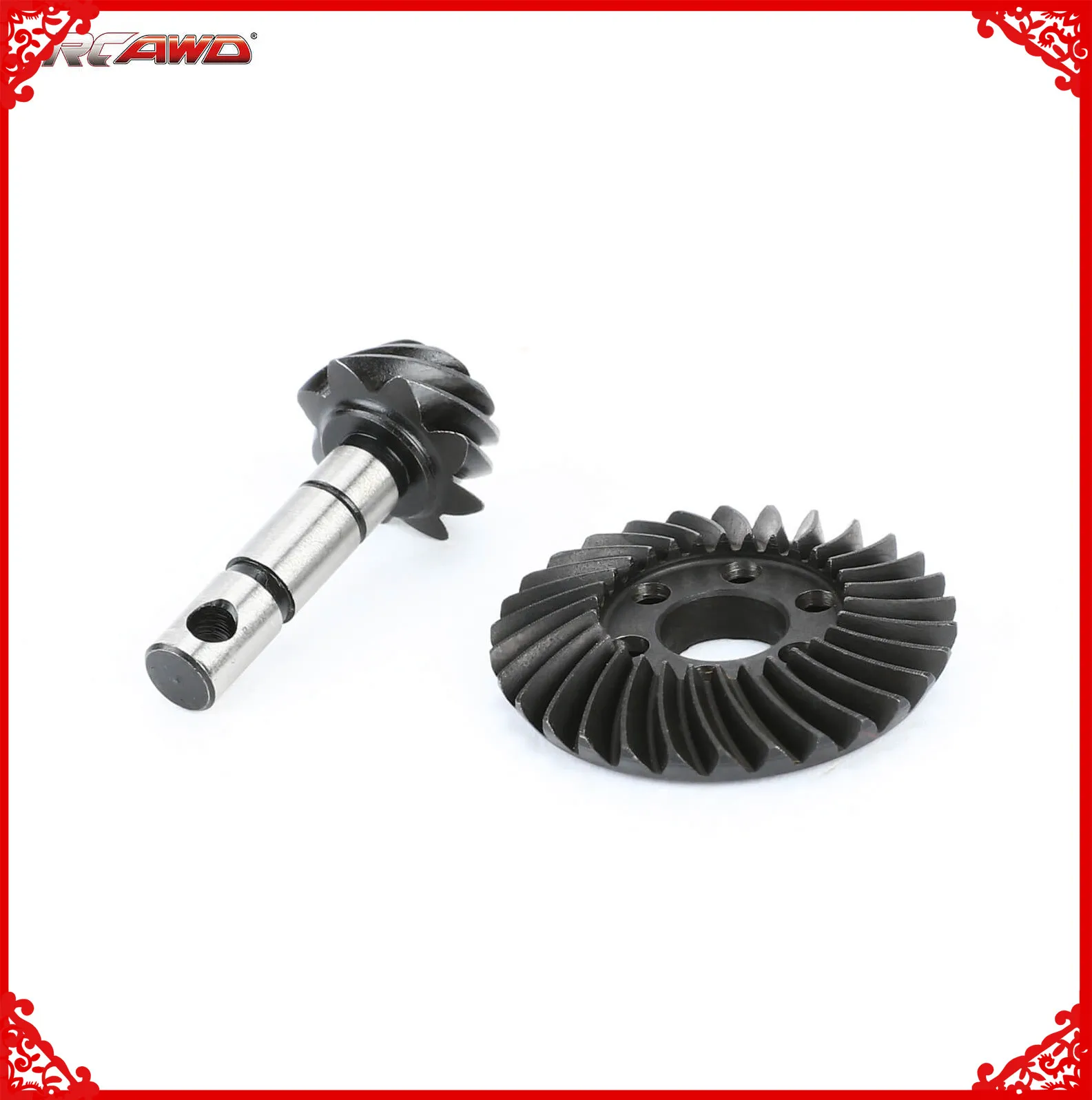 

RCAWD 6 Bolt Heavy Duty Gear Set 30T 8T front and rear axle helical gears for Axial SCX10 III 1/10 Upgrades Parts