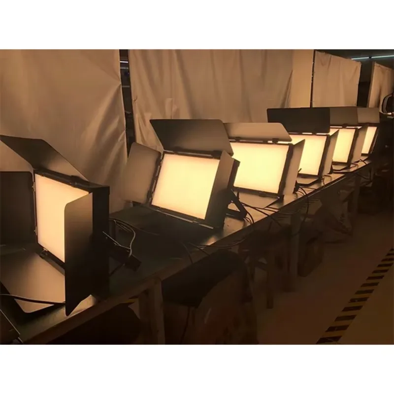 High CRI studio lighting dmx artnet controllable video light 300W high power two-color led soft panel light