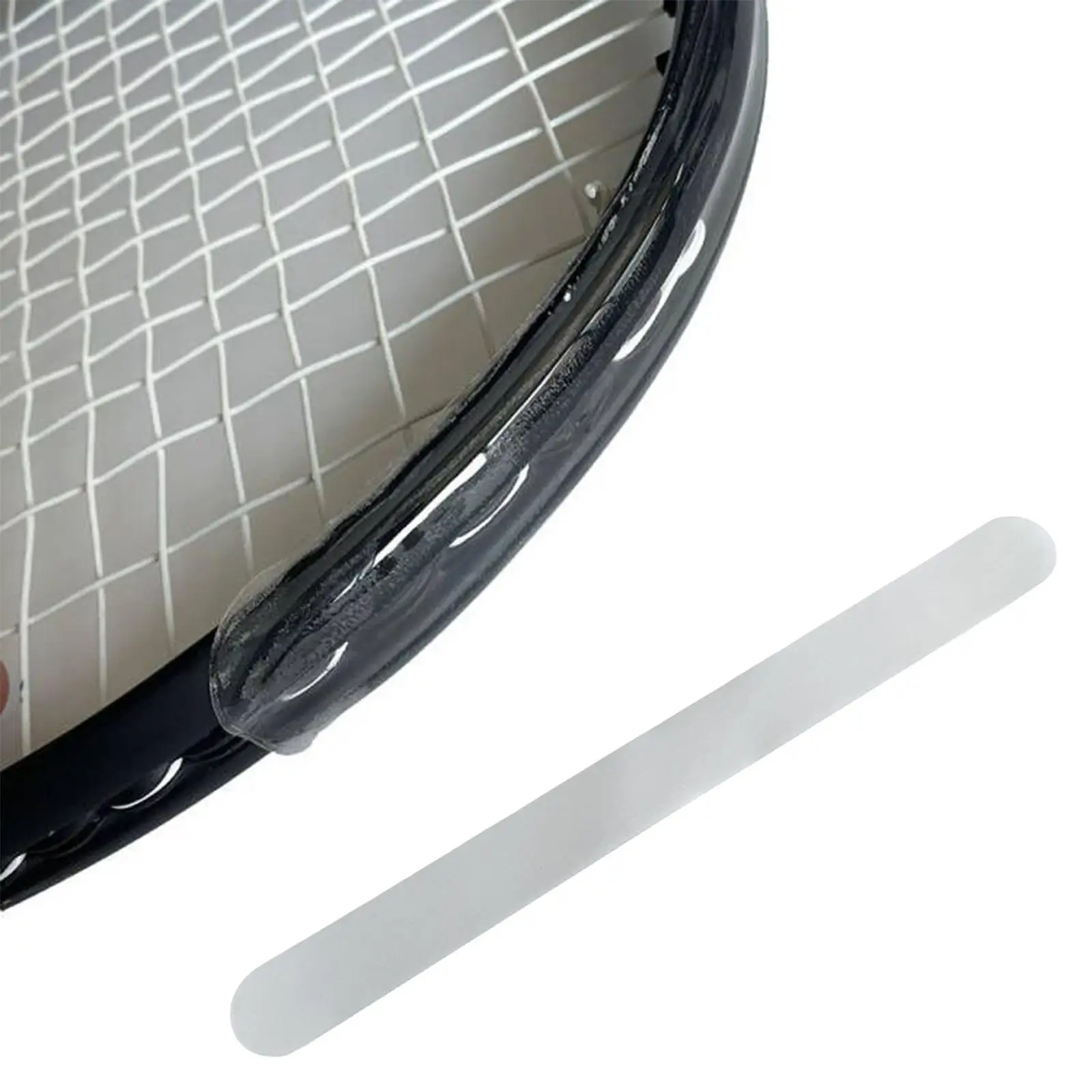 TPU Tennis Paddle Head Tape Protect Padel Head Racquet Frame Guard Protection Tapes Stickers Transparent for Racquetball Squash